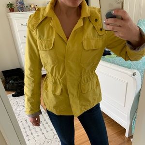 Loft Yellow Hooded Jacket